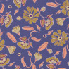 Printed Cotton POOJA Blue / Pink